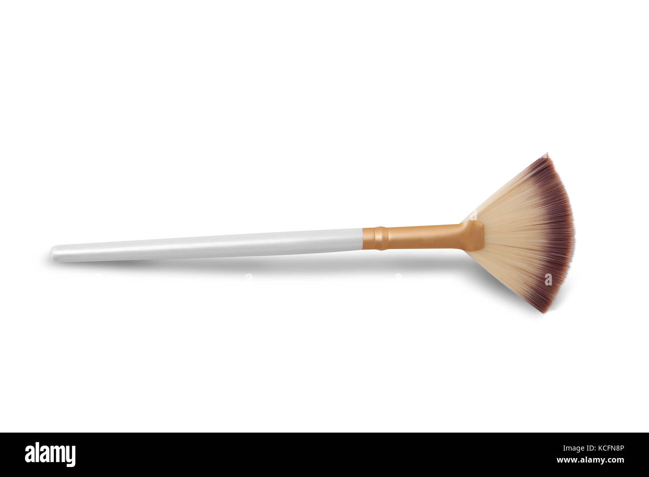 Make up brush, isolated; white background Stock Photo