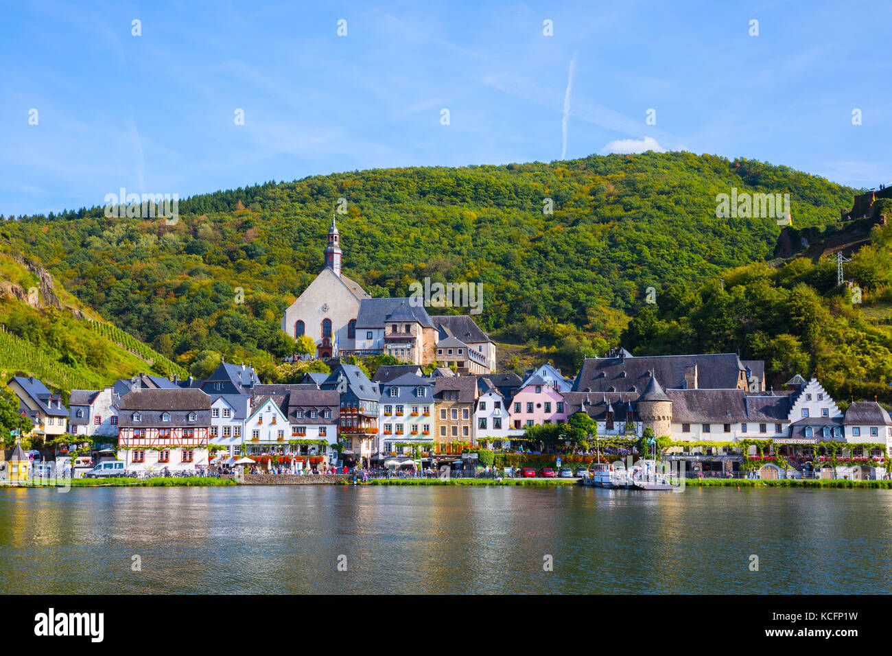 Beilstein is an Ortsgemeinde – a municipality belonging to a Verbandsgemeinde, a kind of collective municipality – in the Cochem-Zell district in Rhin Stock Photo