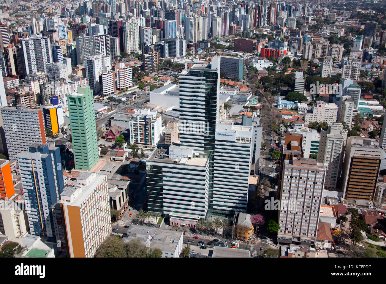 Aerial view, 2012, neighborhood, Batel, Curitiba, Paraná, Brazil Stock  Photo - Alamy