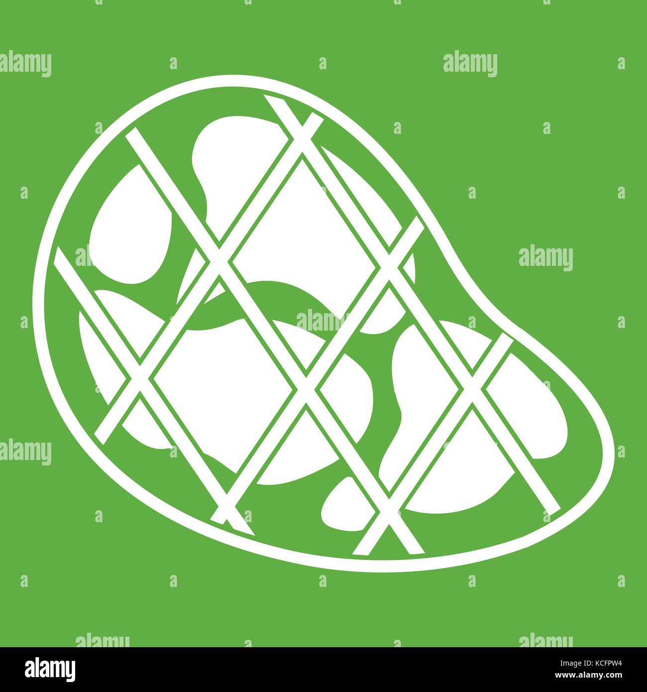 Steak icon green Stock Vector Image & Art - Alamy