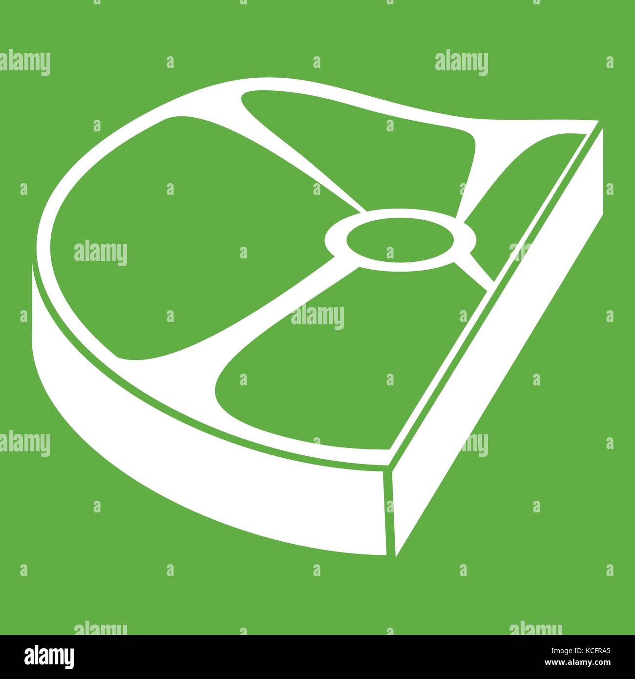 Steak icon green Stock Vector Image & Art - Alamy