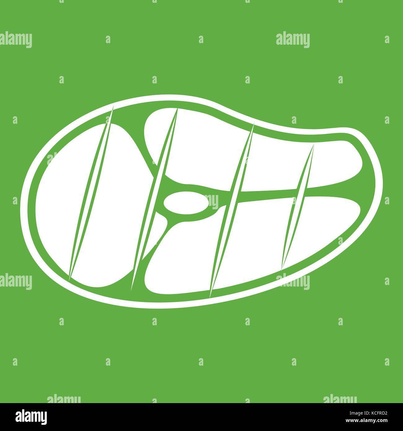 Steak icon green Stock Vector Image & Art - Alamy