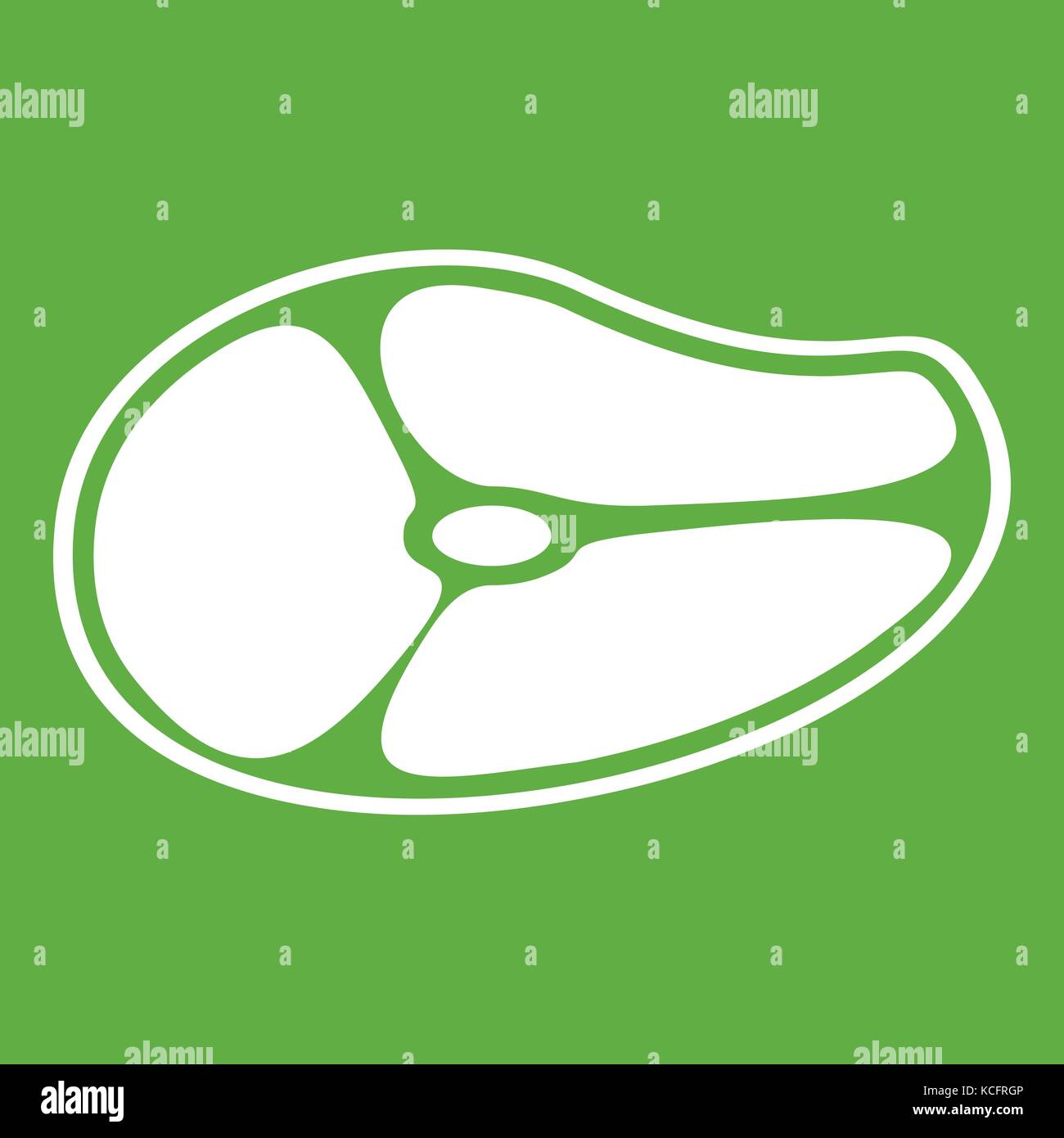 Steak icon green Stock Vector Image & Art - Alamy