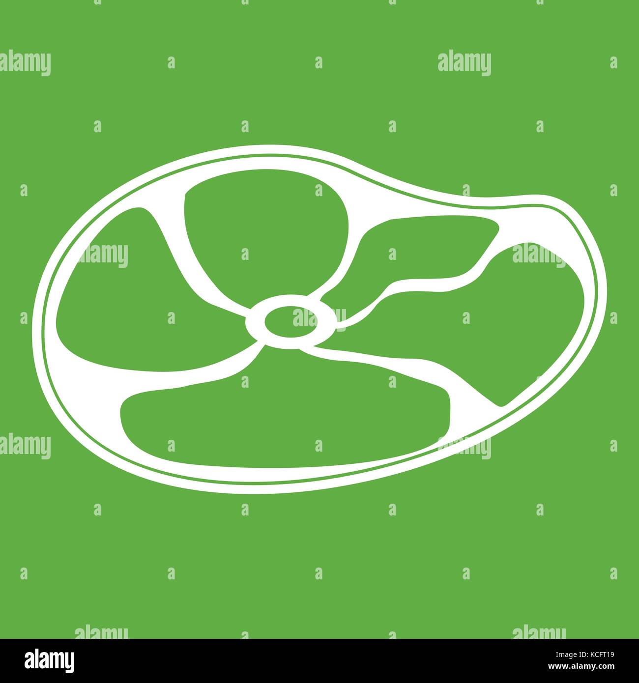 Steak icon green Stock Vector Image & Art - Alamy