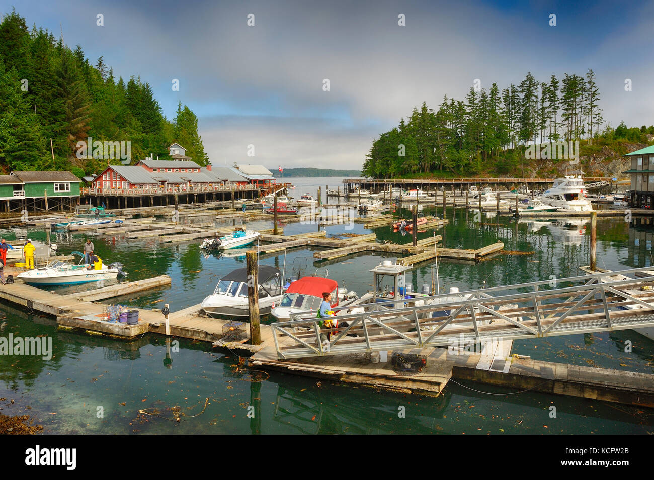 Telegraph Cove, Vancouver Island, BC Canada Stock Photo Alamy