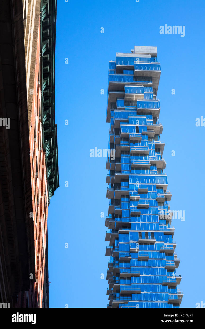 56 Leonard, a modern high rise of luxury condos in TriBeCa in Lower ...