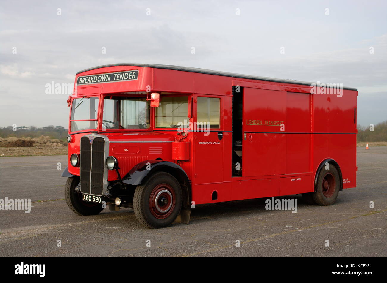 1950 AEC Regent Breakdown Tender Stock Photo