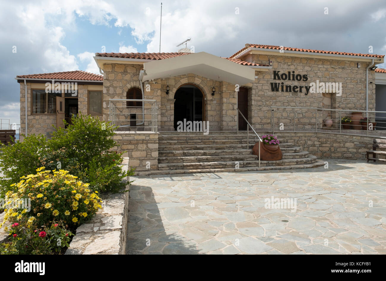 Kolios Winery at Ayios Fotios in the Paphos district of Southern Cyprus