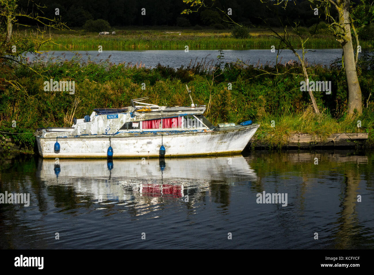 old. broads, cruiser Stock Photo