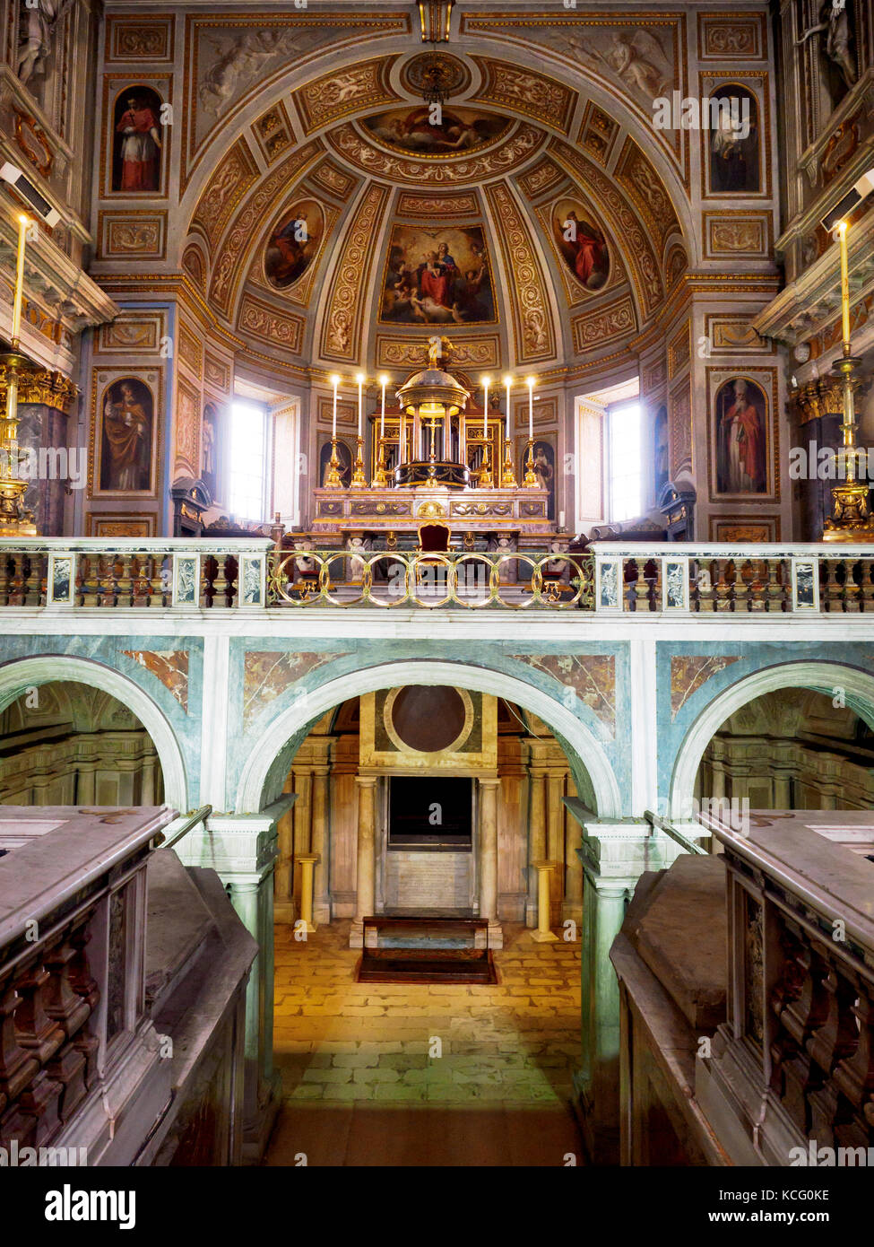 San Martino ai monti church - Rome, Italy Stock Photo
