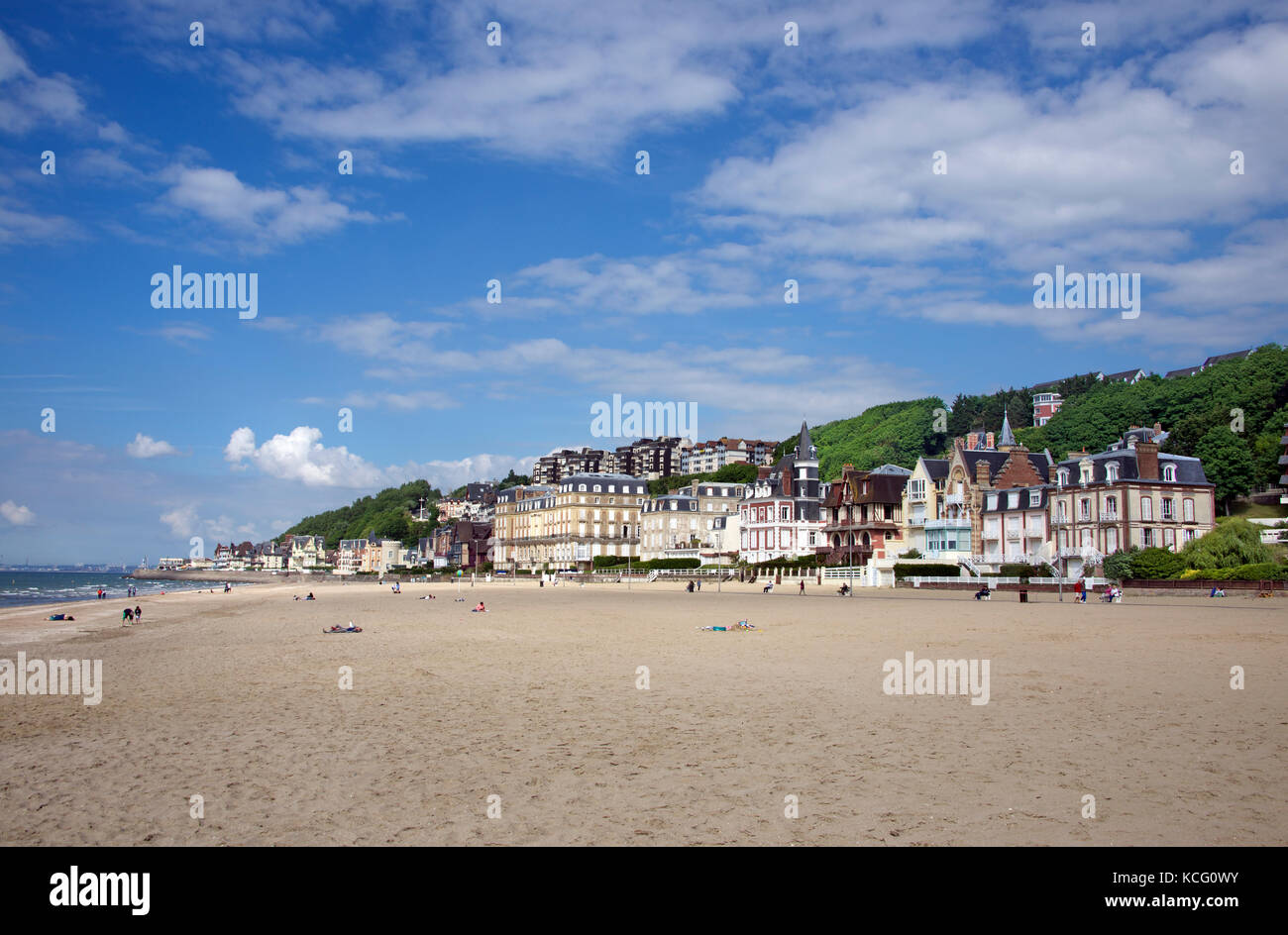 Trouville beach Normandy France Stock Photo