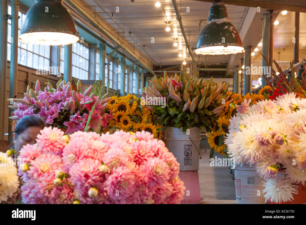Flowers for sale at Public Market Center farmers market Pike Place