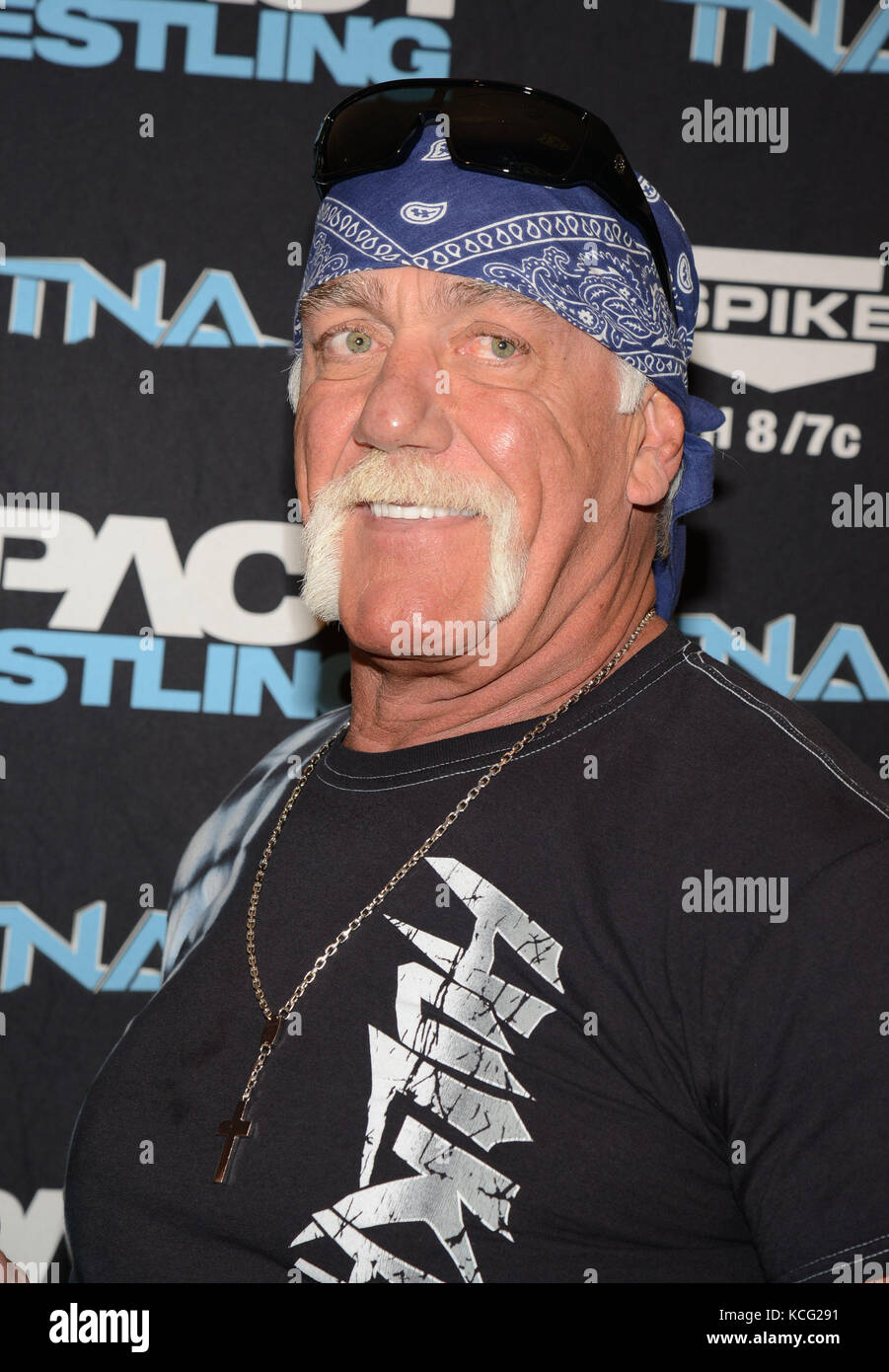LAS VEGAS, NV - May 15: Hulk Hogan Helps Welcome TNA Impact Wrestling to Orleans Arena on May 15, 2013 in Las Vegas, Nevada. ©RTNRD / MediaPunch Stock Photo