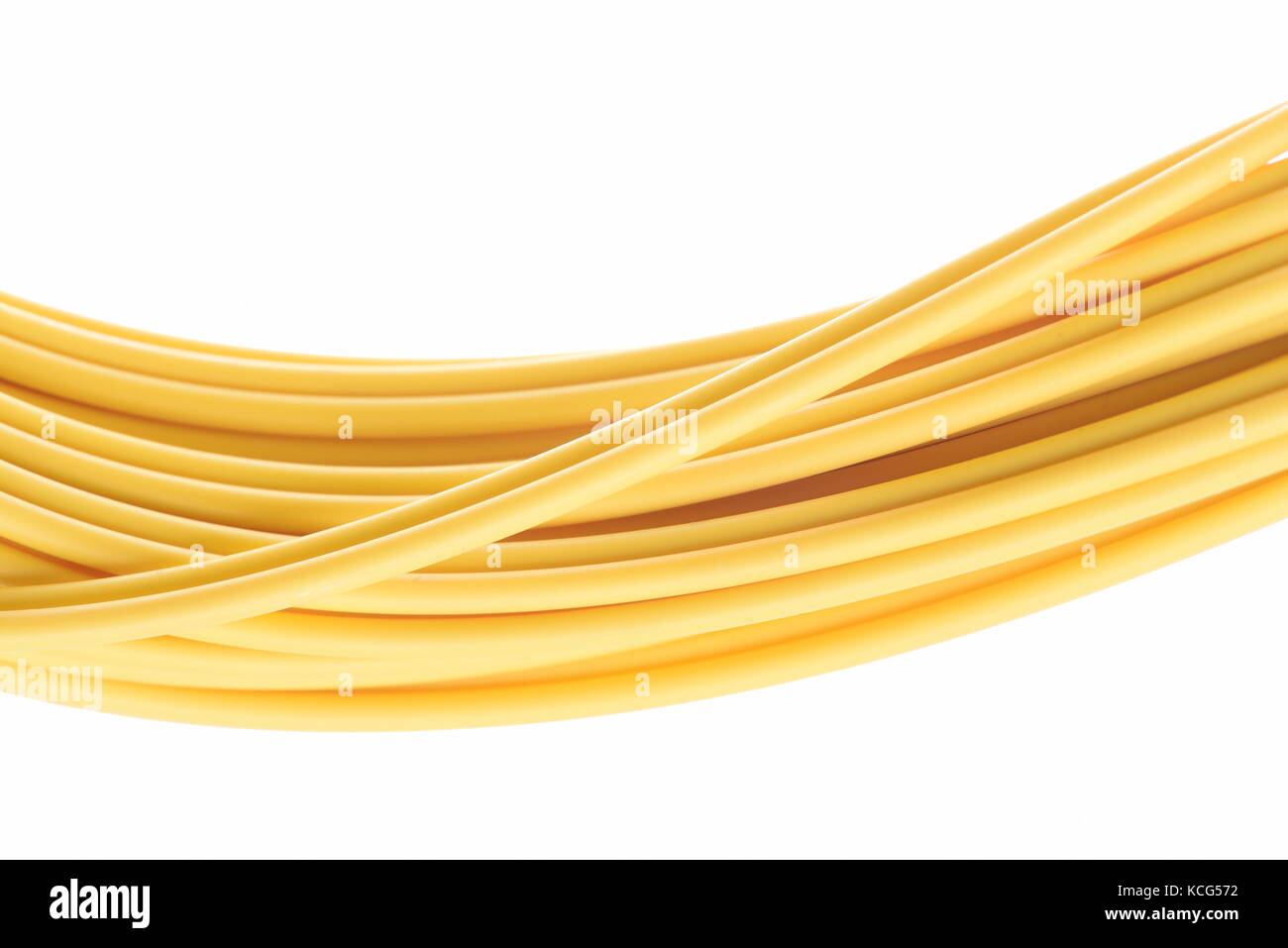 Cable isolated on white background Stock Photo - Alamy