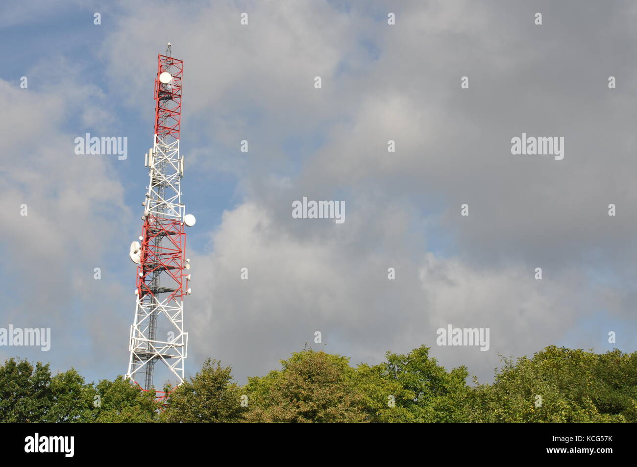 Communications tower Stock Photo