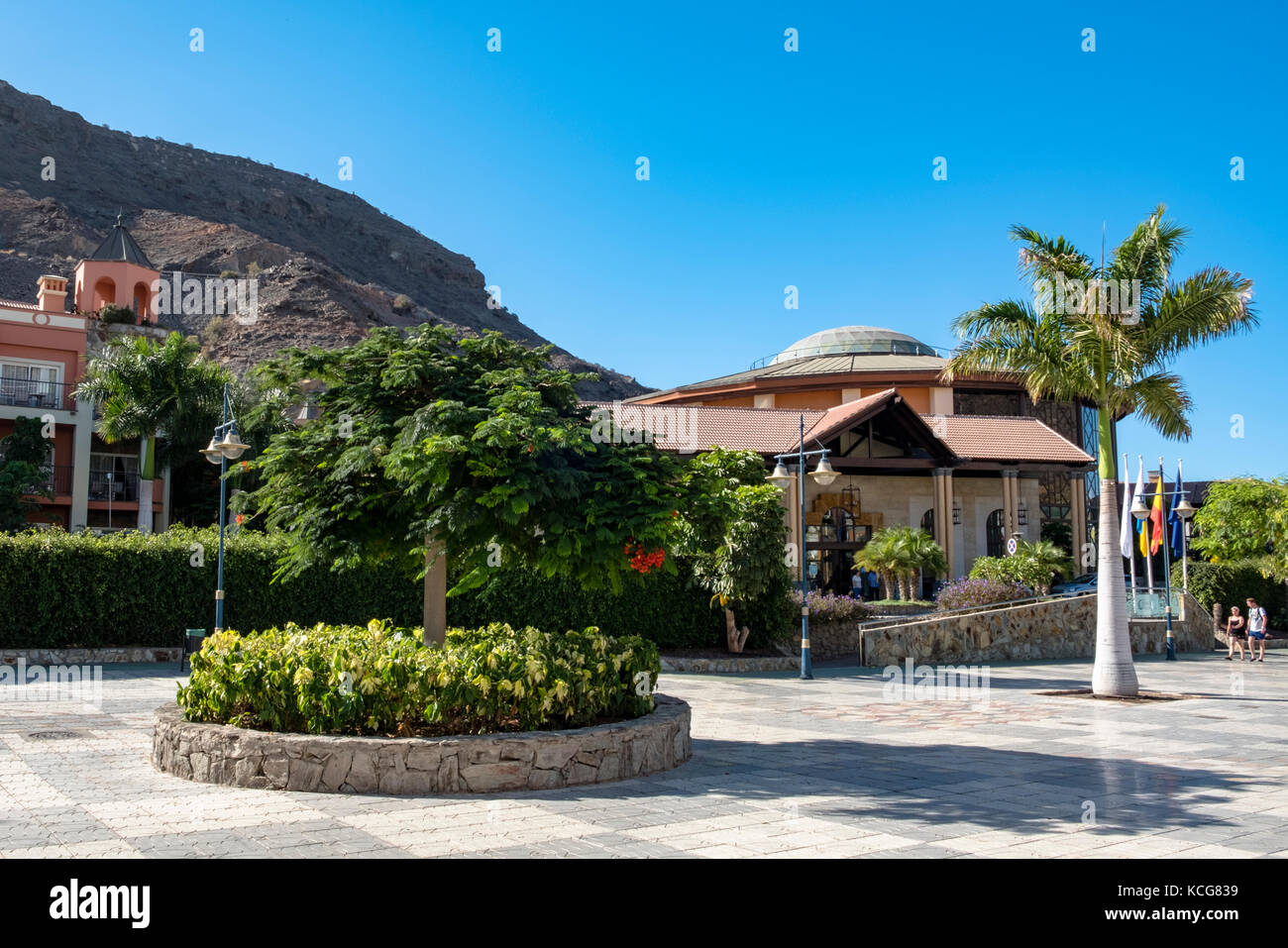 The beautiful Puerto de Mogan on the island of Gran Canaria, Spain