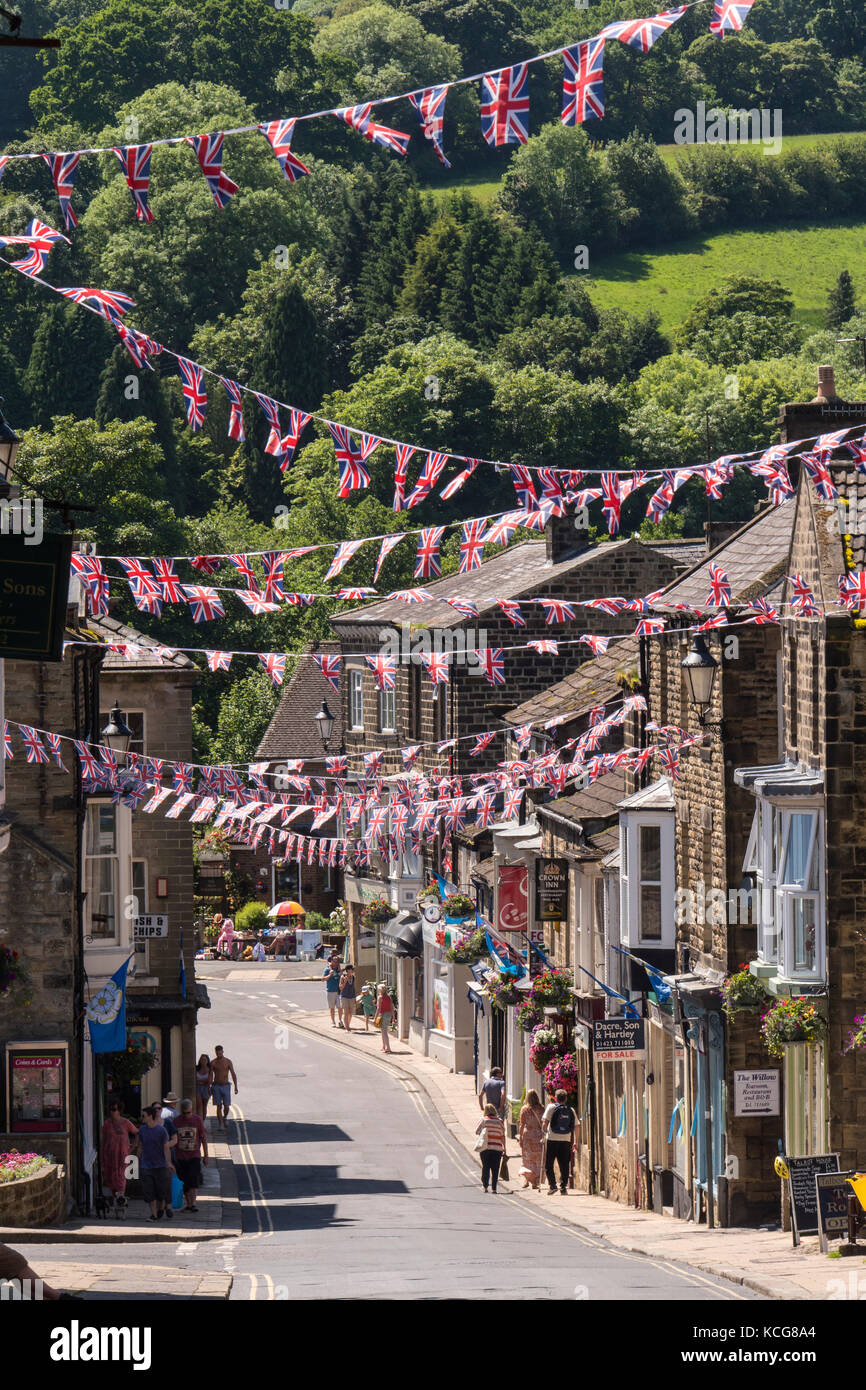 Pateley Bridge Nidderdale North Yorkshire England Stock Photo Alamy