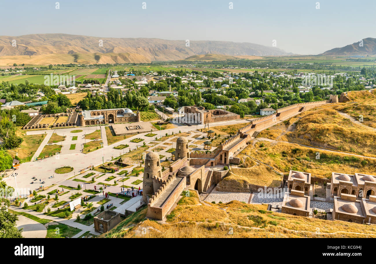 View of Hisor Fortress in Tajikistan Stock Photo