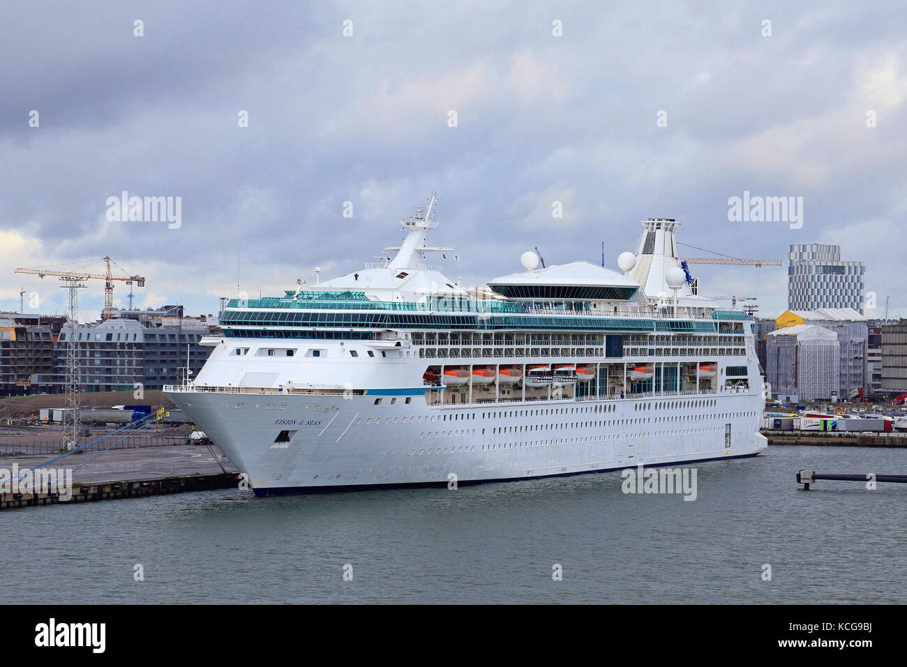 MS Vision of the Seas cruise ship in the harbour of Helsinki, Finland Stock  Photo - Alamy