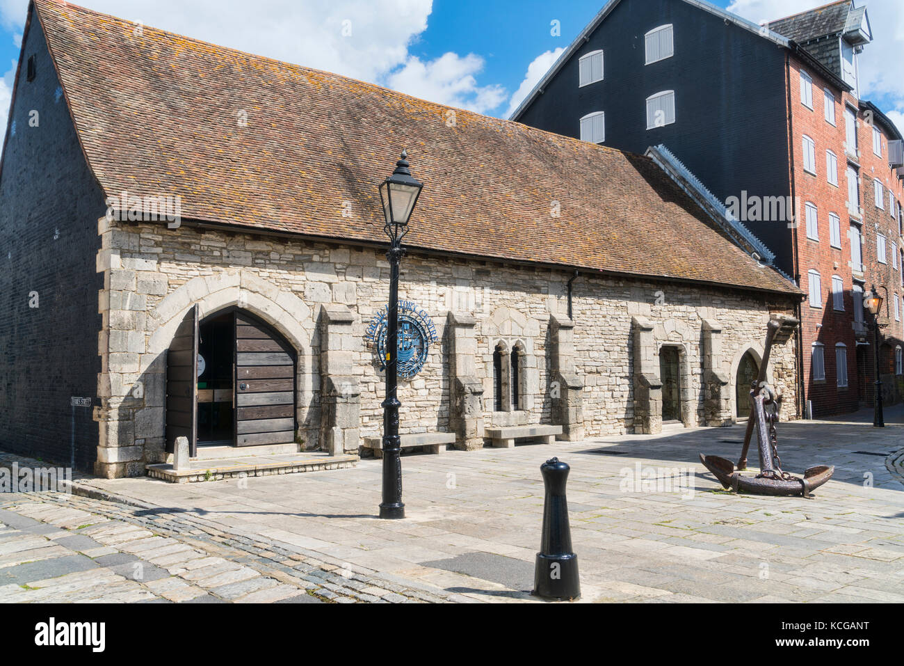 Historic buildings, Quay, Poole harbour marina,   Dorset, England; UK Stock Photo