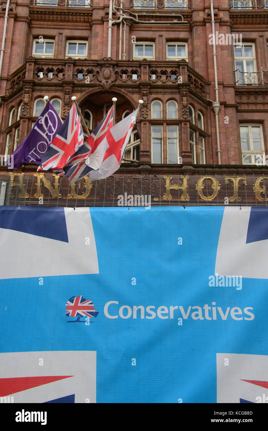 Conservative Conference in Manchester Stock Photo Alamy