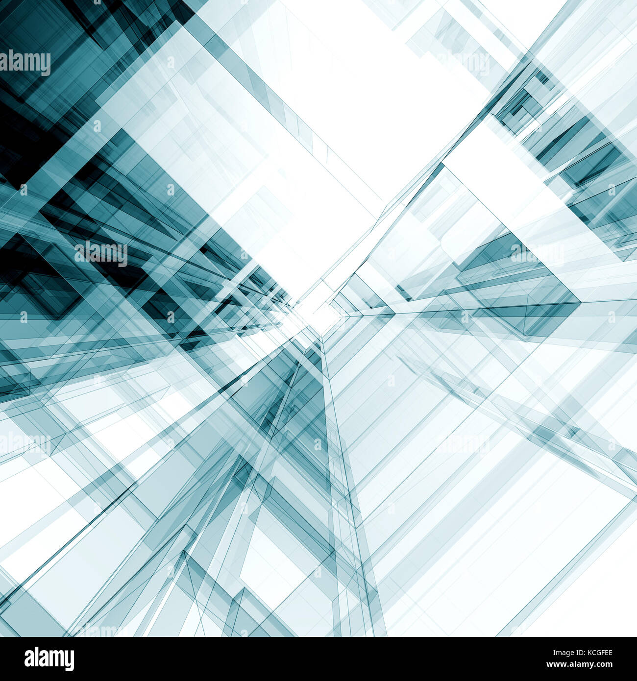Architecture concept 3d rendering Stock Photo - Alamy