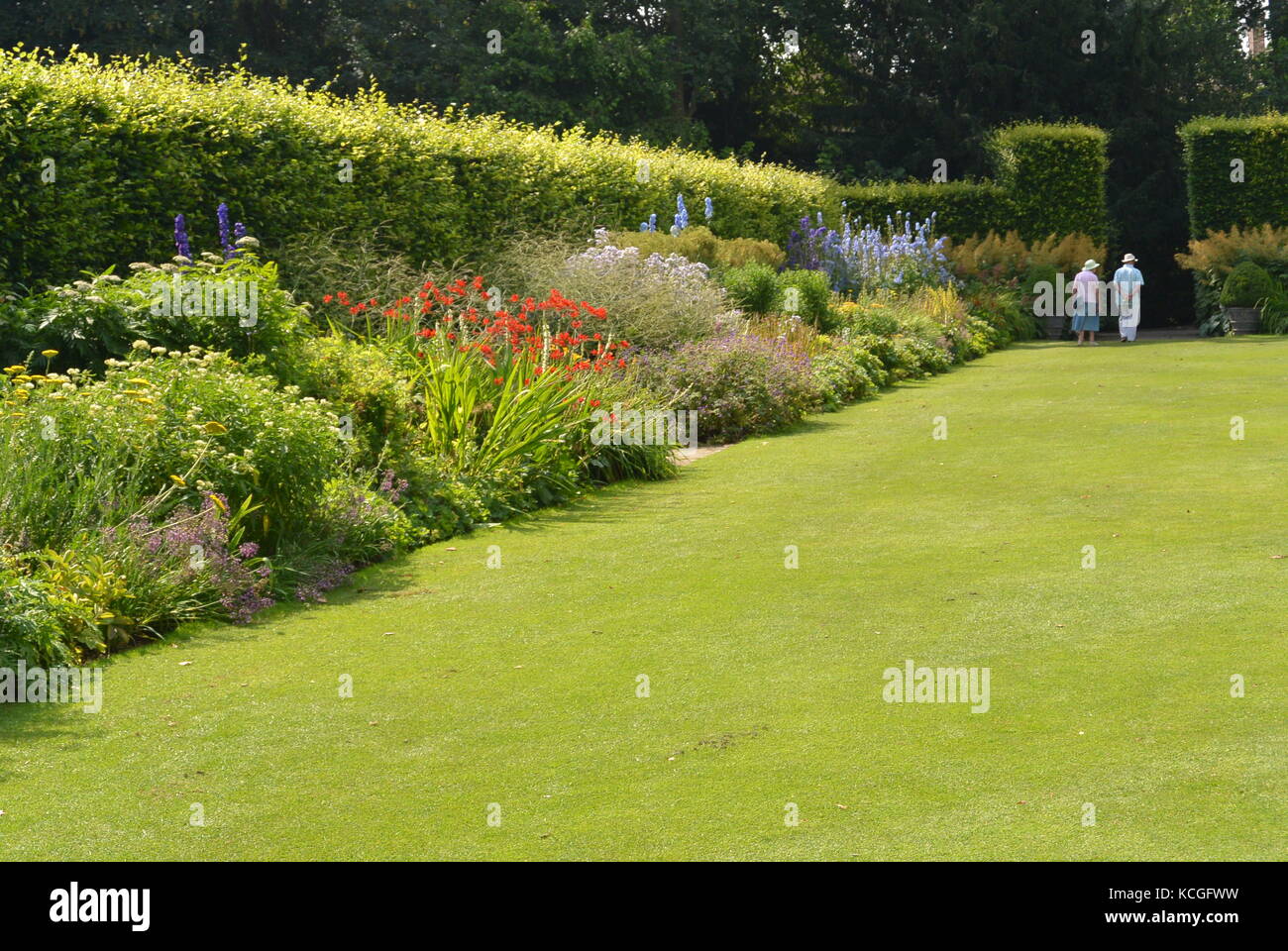 English country garden in summer Stock Photo - Alamy