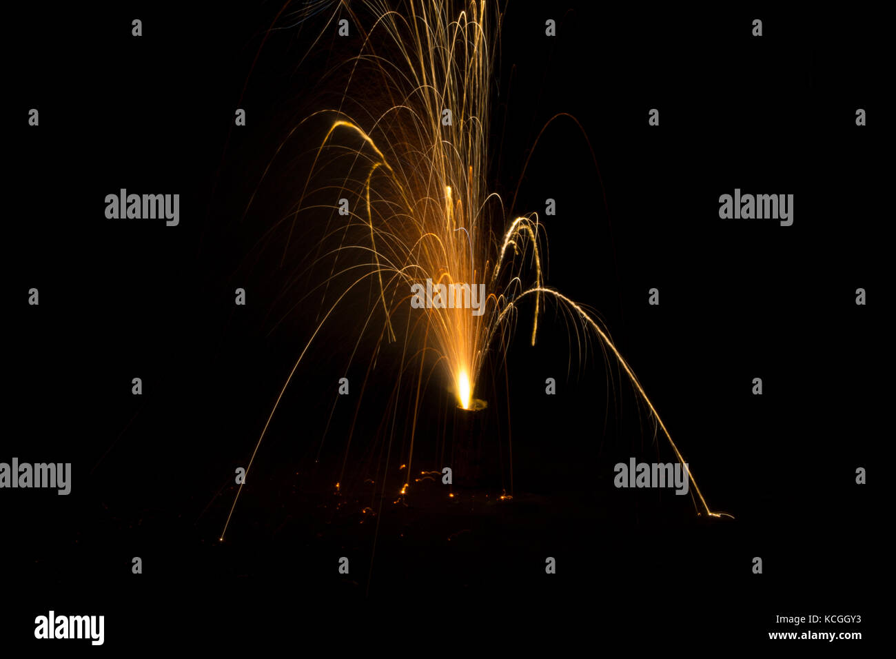 Multiple Exposure Firework Fireworks Extended Exposure Stock Photo - Alamy