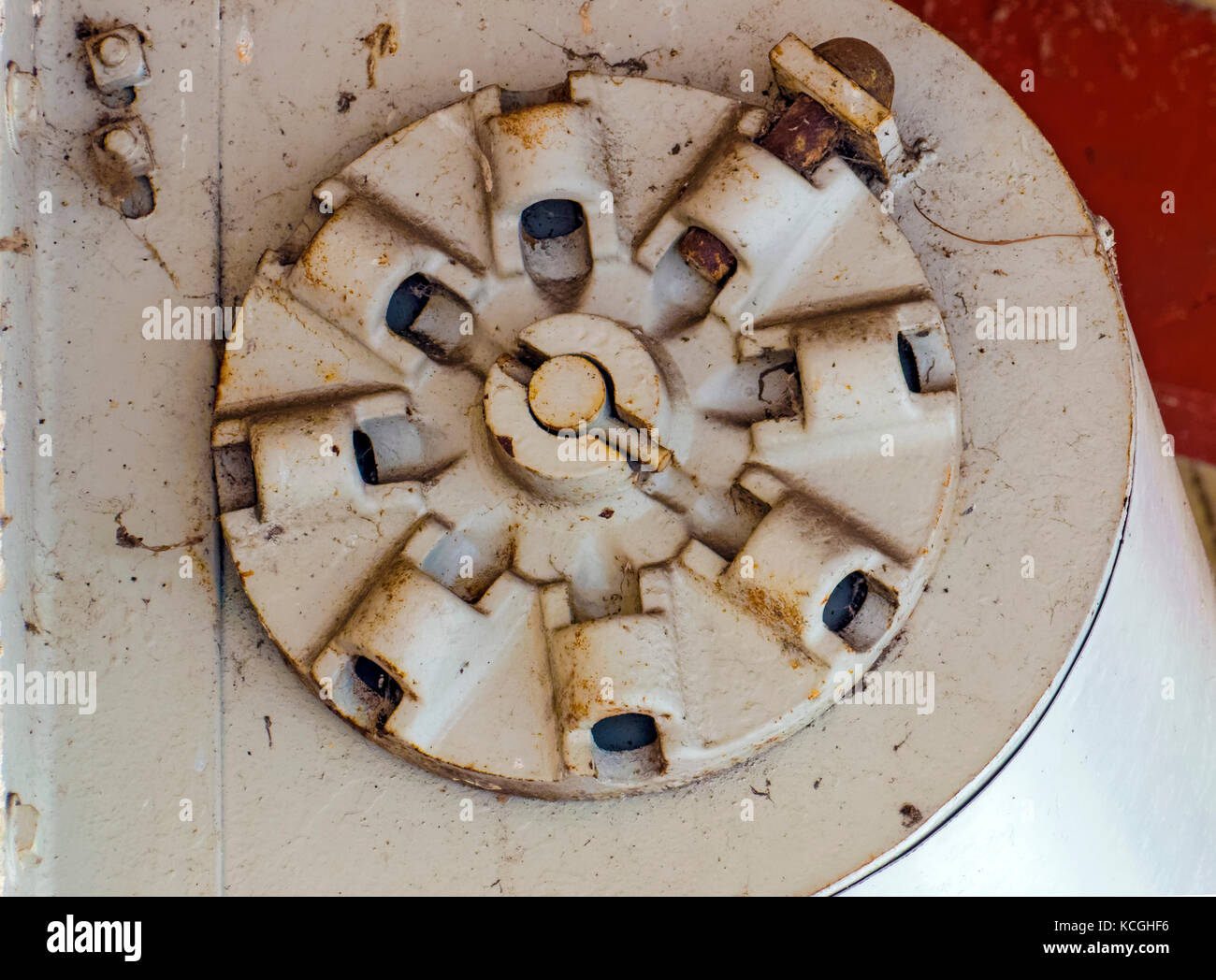 A rotating part of a larger machine Stock Photo Alamy