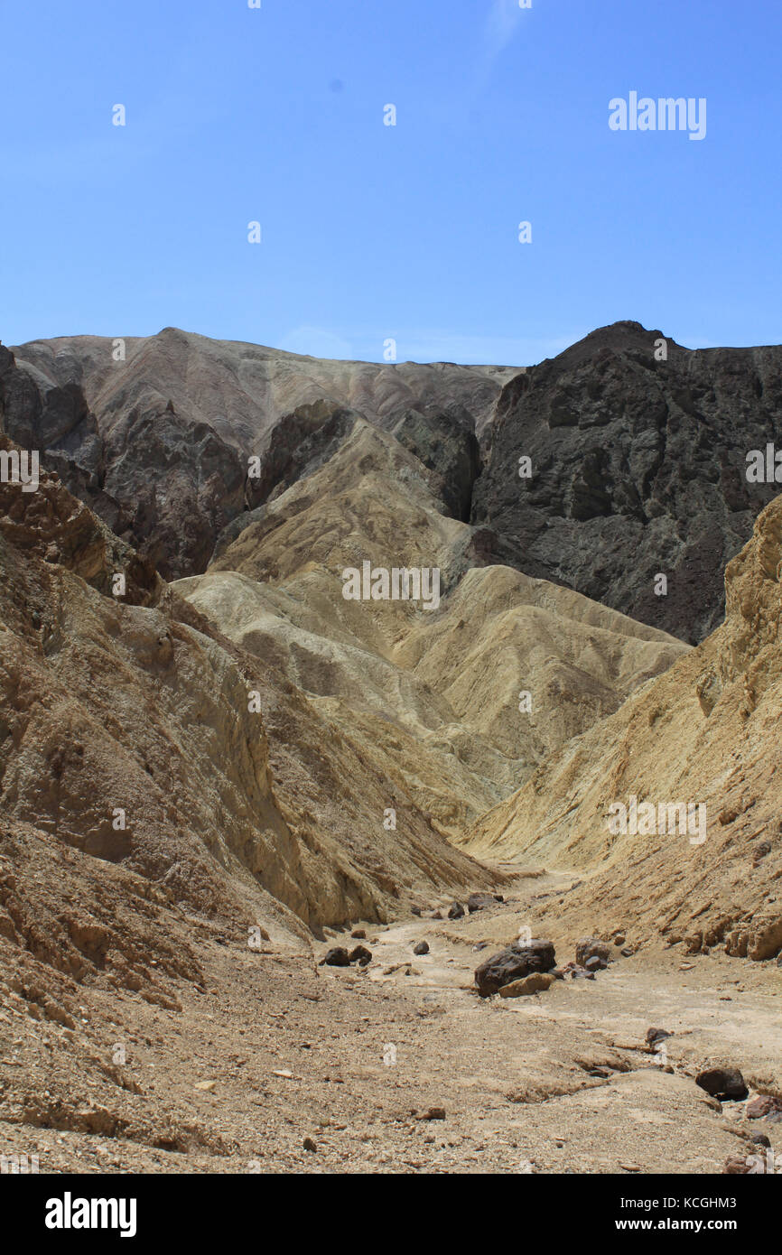 golden canyon death valley california Stock Photo - Alamy