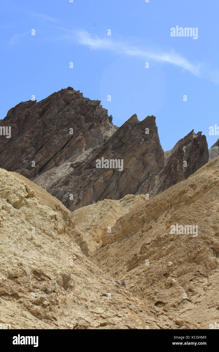 golden canyon death valley california Stock Photo - Alamy