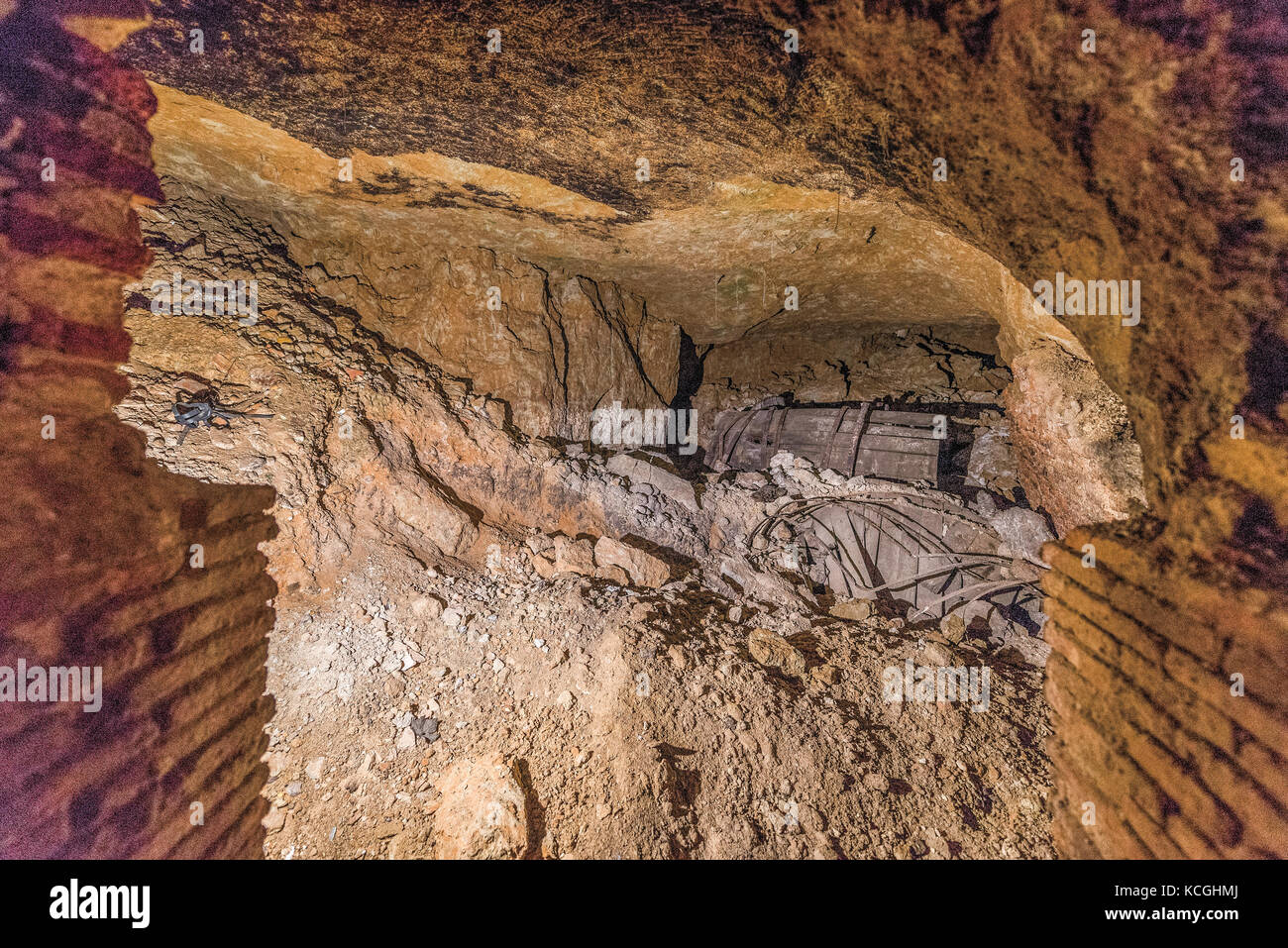 underground cellars of Rueda, Spain Stock Photo