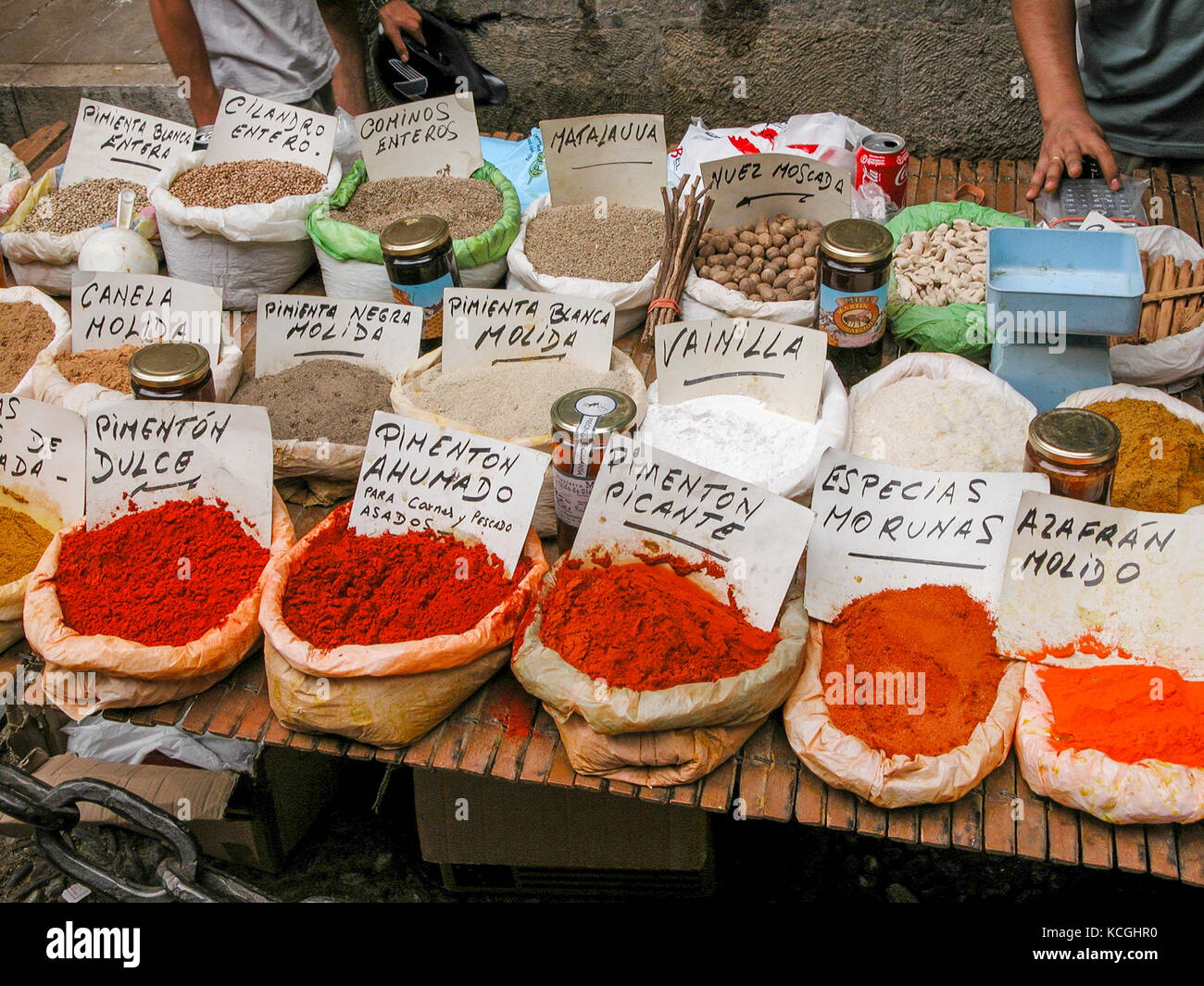spice market, Granada, Spain Stock Photo
