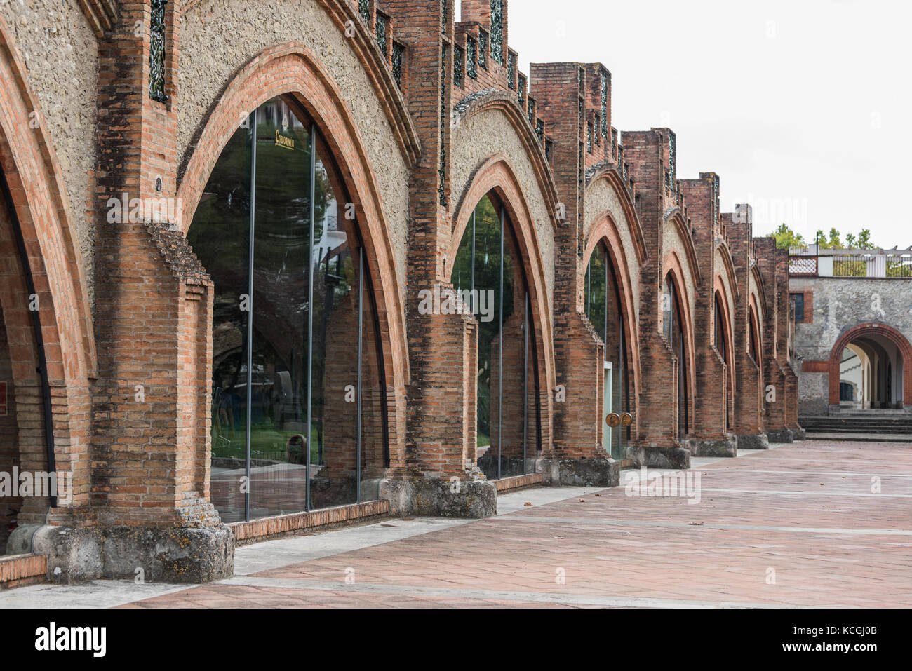 Codorníu winery, Sant Sadurnì d’Anoia, Spain Stock Photo