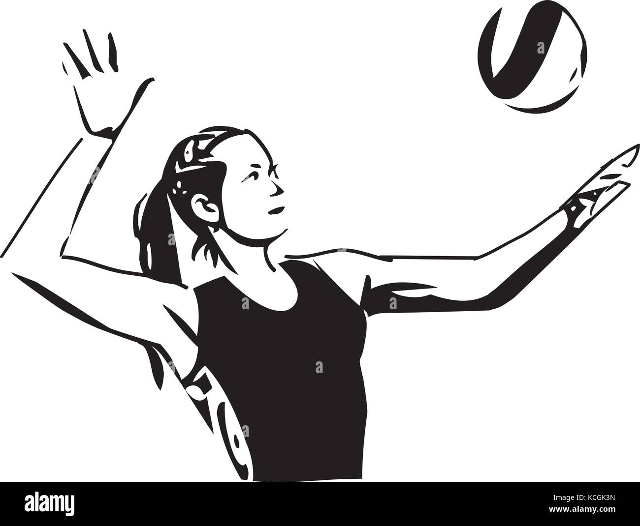 Volley match Stock Vector Images Alamy