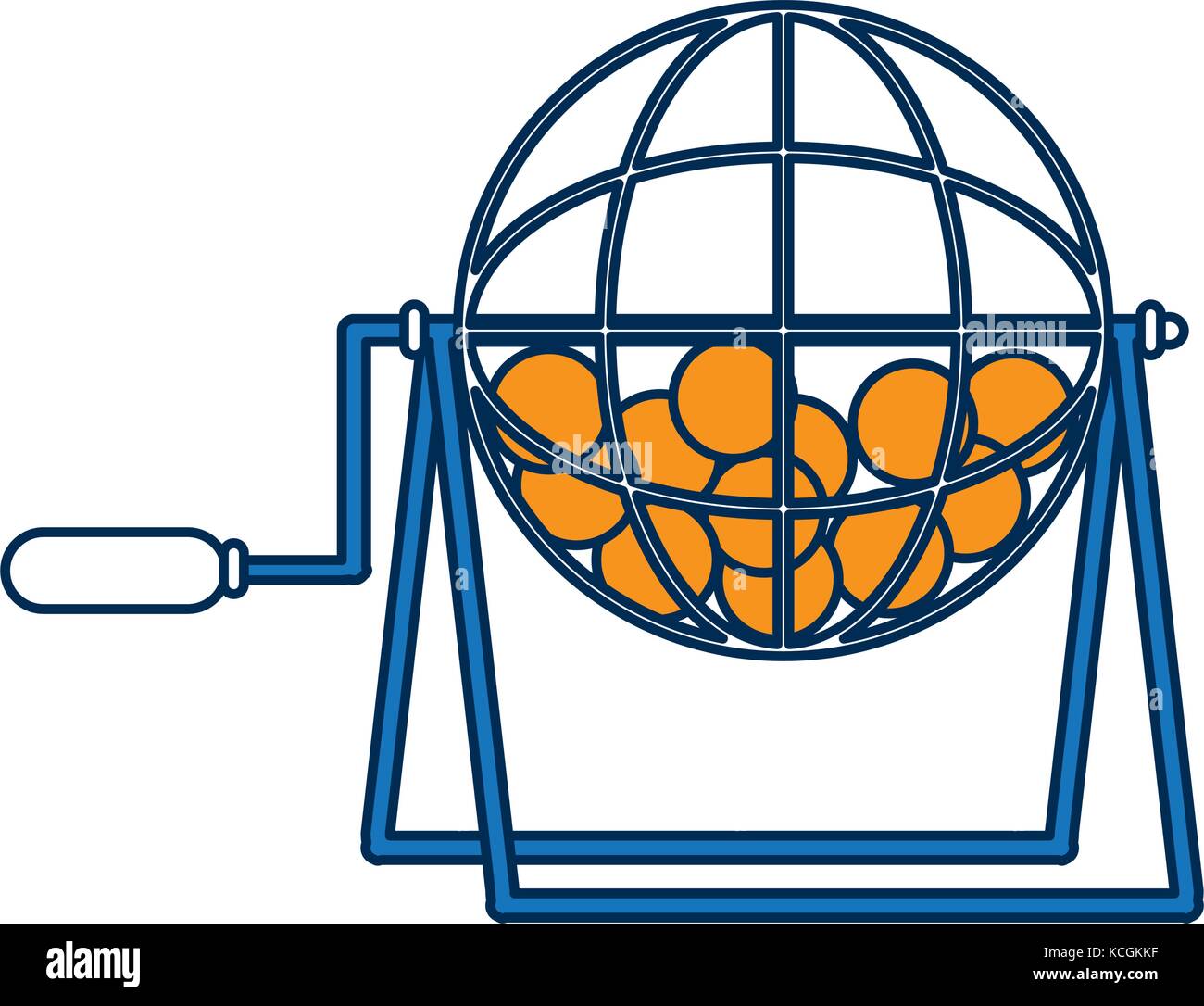 lottery wheel icon over white background vector illustration Stock