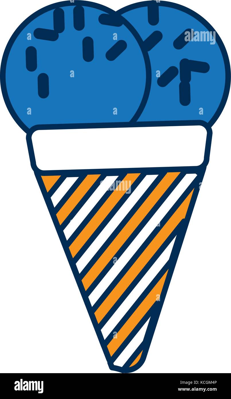 ice cream icon over white background vector illustration Stock Vector ...