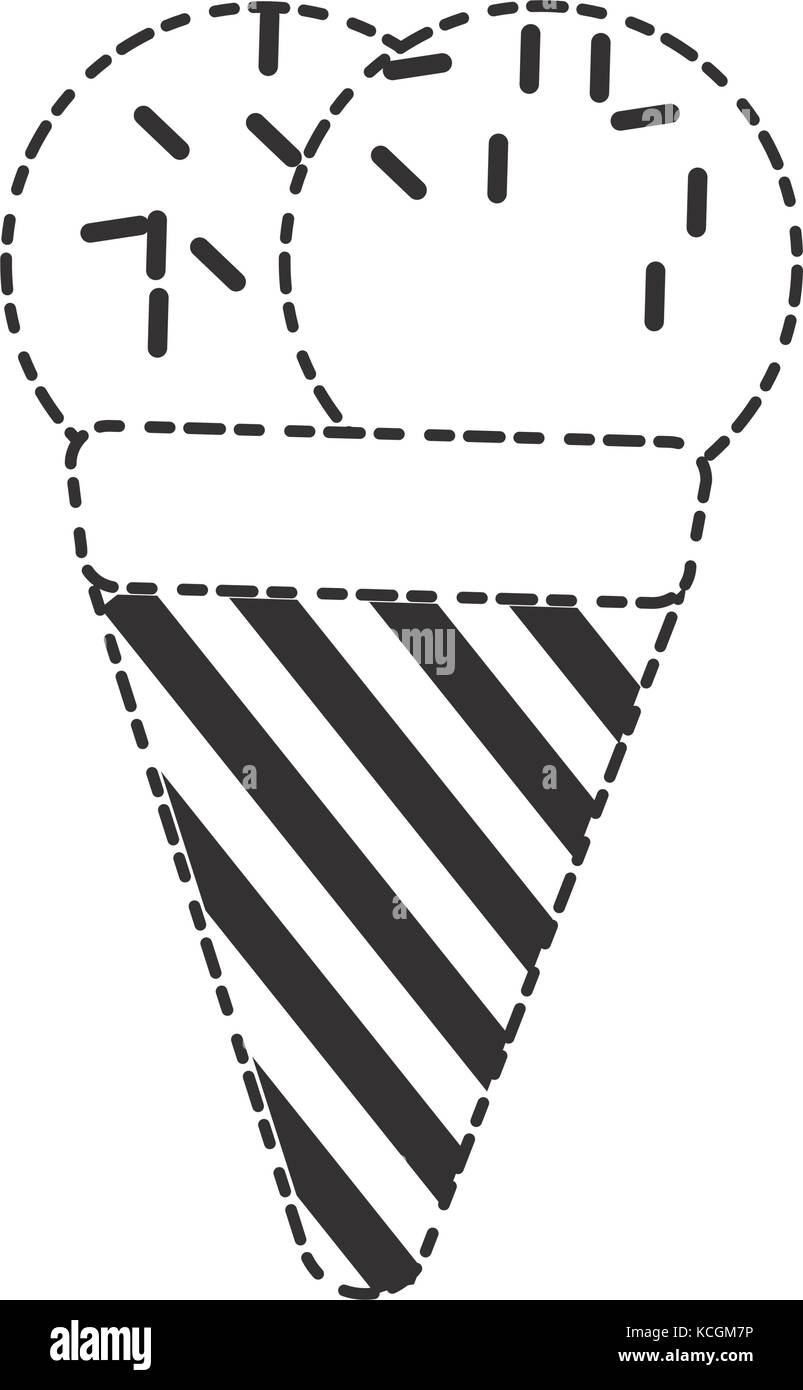 ice cream icon over white background vector illustration Stock Vector ...