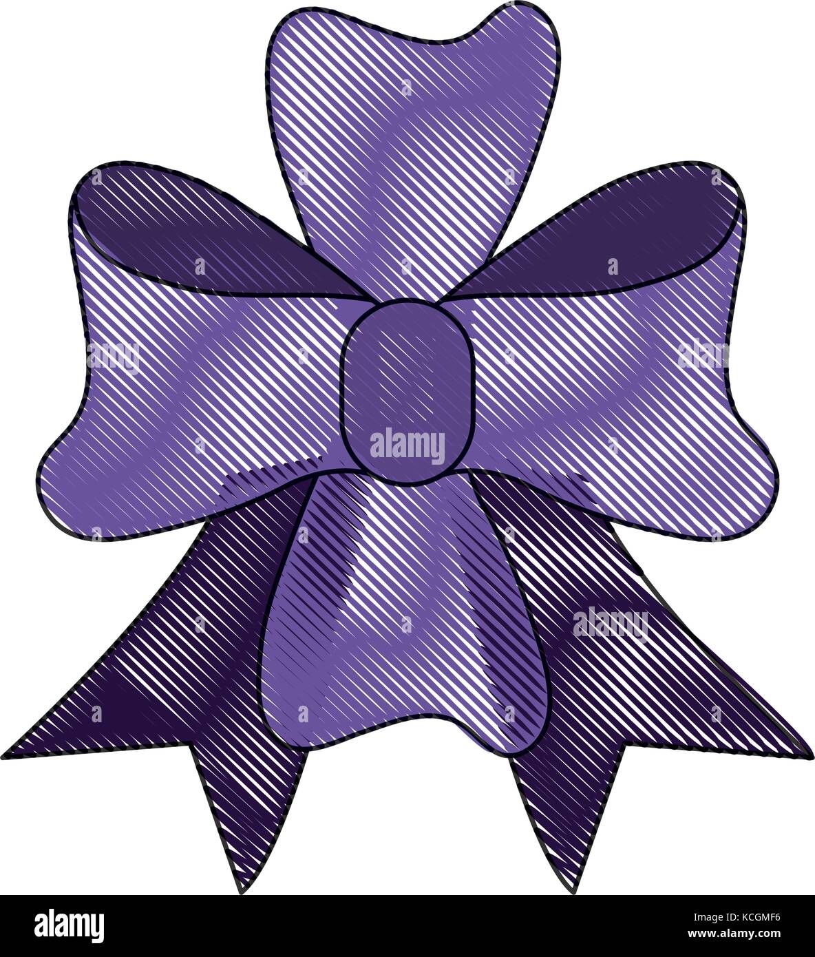 decorative bow icon over white background vector illustration Stock ...