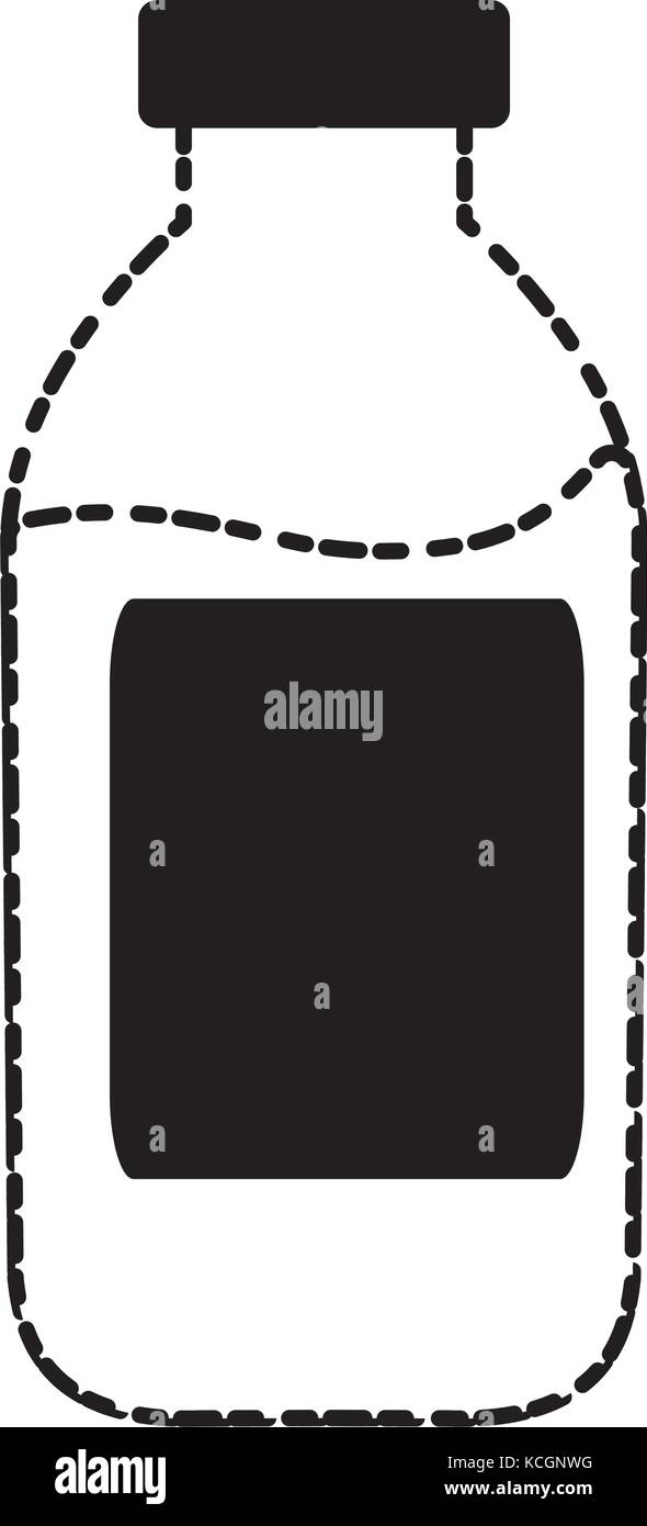 milk bottle icon over white background vector illustration Stock Vector ...