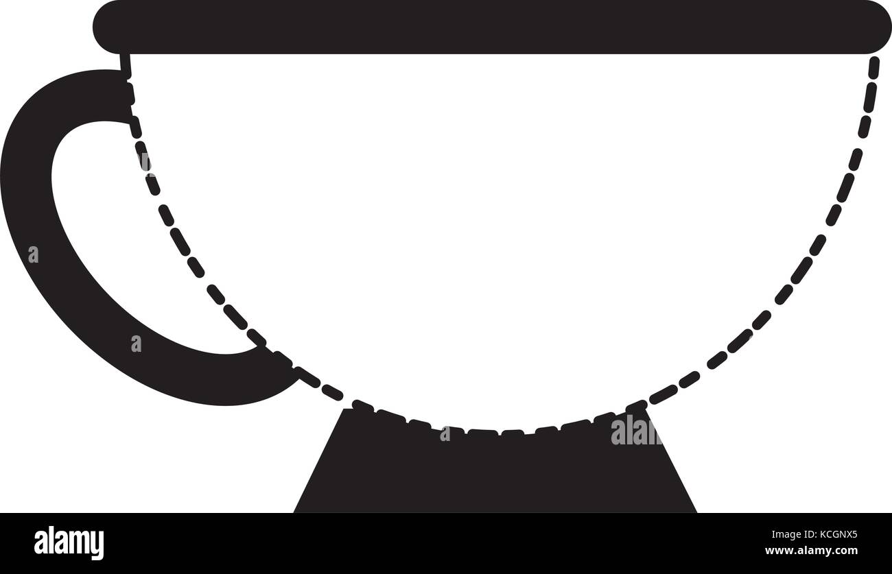 coffee mug icon over white background vector illustration Stock Vector ...