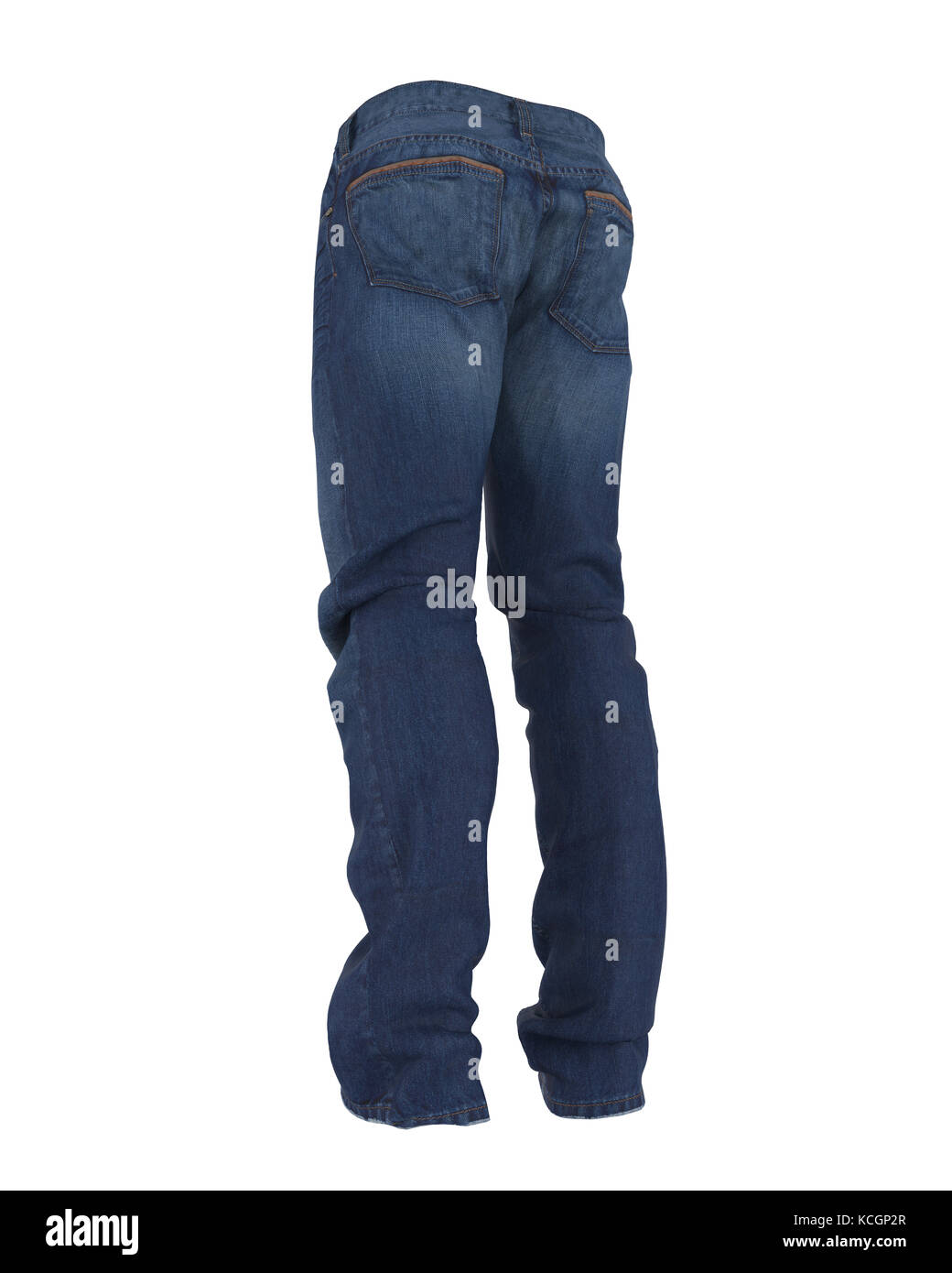 Blue Jeans Isolated Stock Photo - Alamy