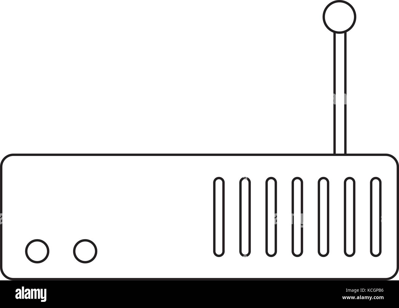 wireless router icon over white background vector illustration Stock ...