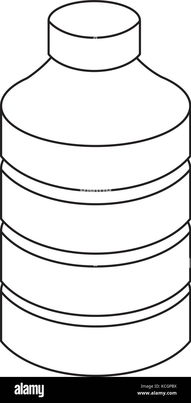 water bottle icon over white background vector illustration Stock ...