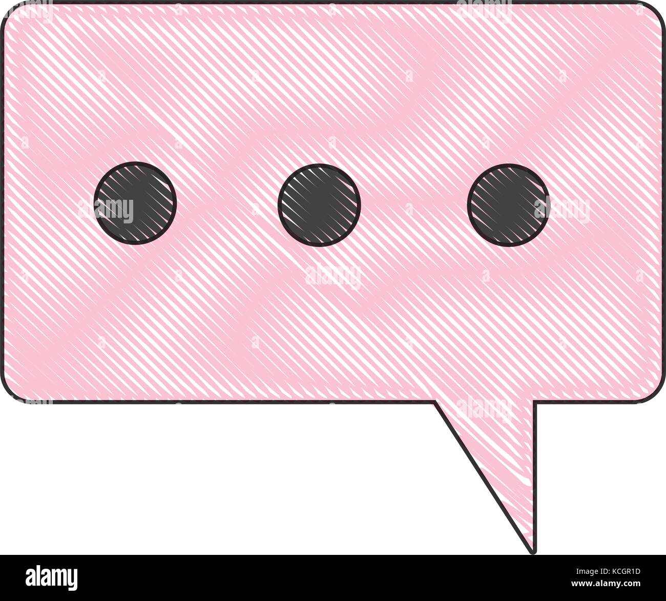 speech bubble icon over white background vector illustration Stock ...