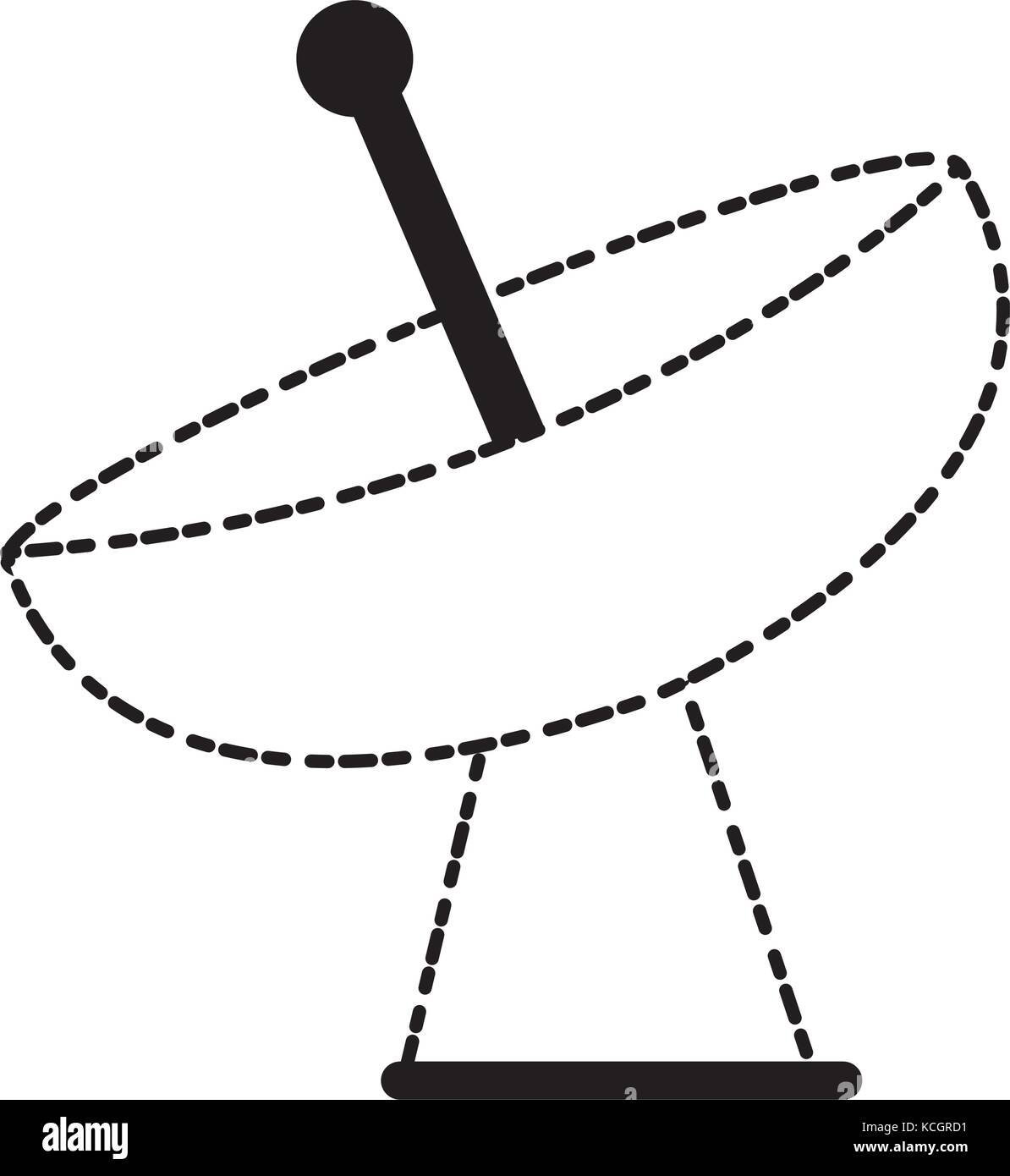 antenna icon over white background vector illustration Stock Vector ...