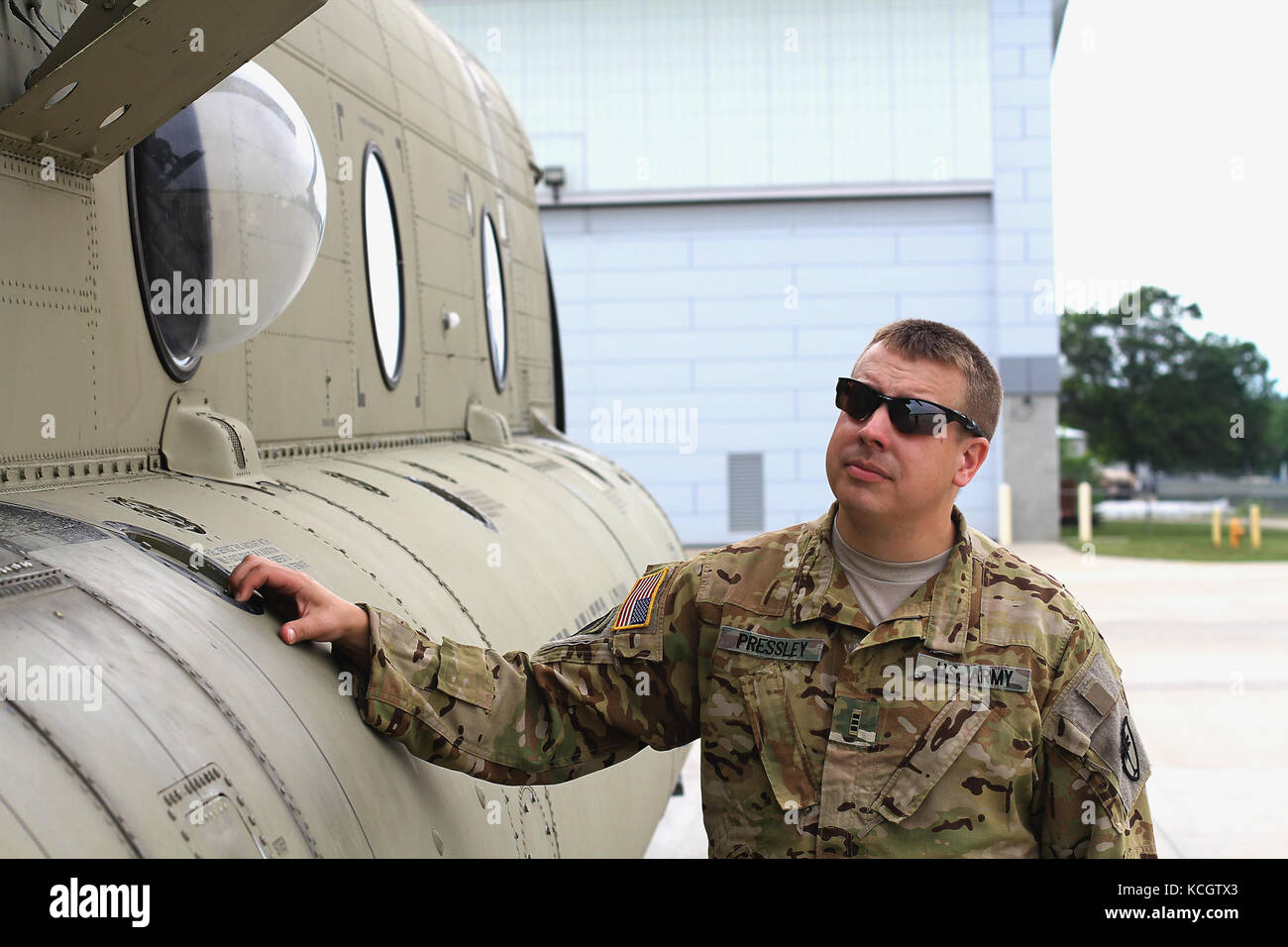 U.S. Army Chief Warrant Officer James Pressley, Standardization Instructor Pilot with 2nd