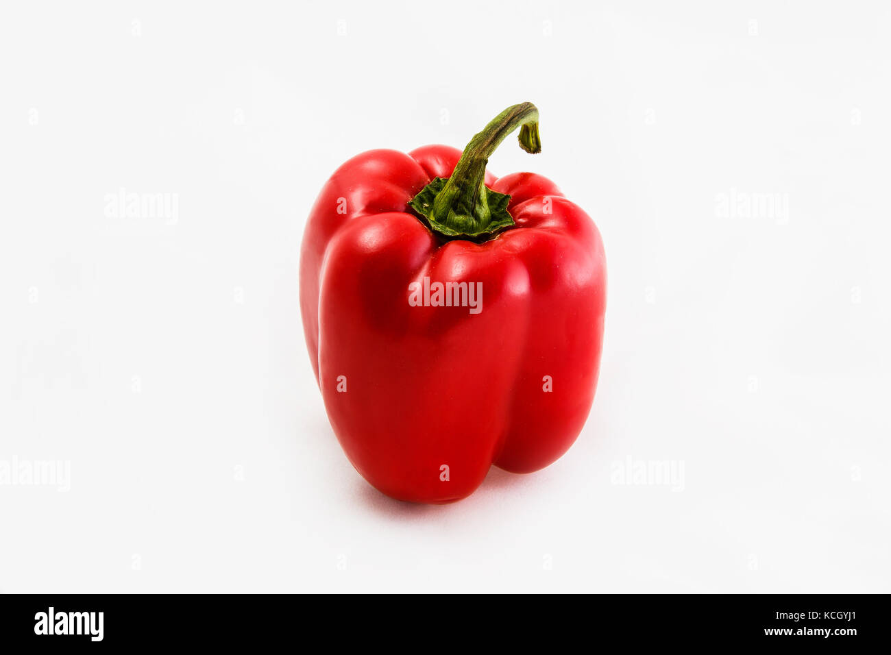 Fresh vegetable, Red Pepper on a white background Stock Photo - Alamy