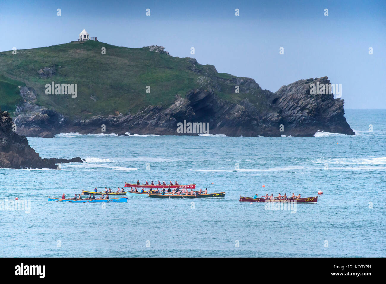 Newquay pilot gig race hi-res stock photography and images - Alamy
