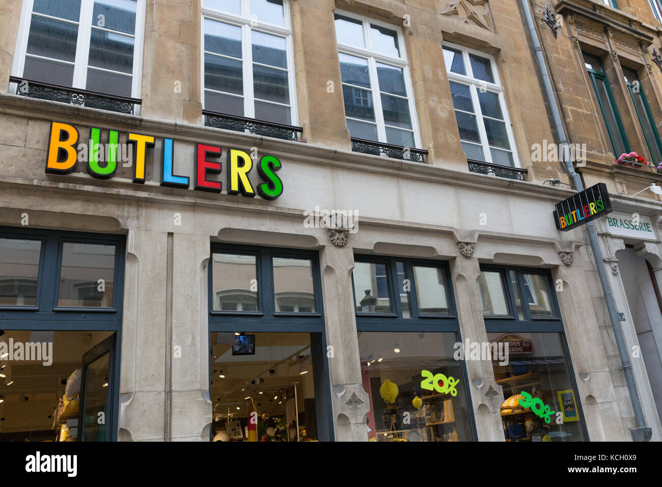 Butlers gift shop Luxembourg Stock Photo Alamy